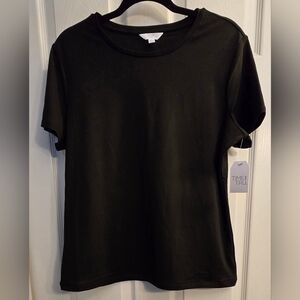 Time and Tru Black T-Shirt